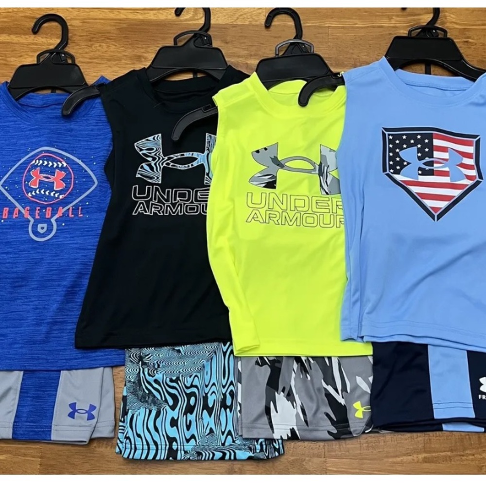 Under Armour Boys Size 4 Lot- 8 pieces- NWT